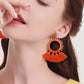 Bead Detail Tassel Dangle Earrings
