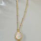 Shell Shape Copper 14K Gold Plated Necklace