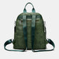 PU Leather Convertible Backpack