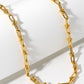 18K Stainless Steel U-Shape Chain Necklace