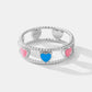925 Sterling Silver Cutout Heart Shape Ring