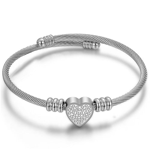 Heart Dreams Luxury Stainless Steel Bracelet