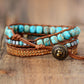 Handmade Natural Stone Copper Bracelet