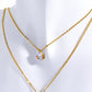 Stainless Steel Geometrical Shape Necklace